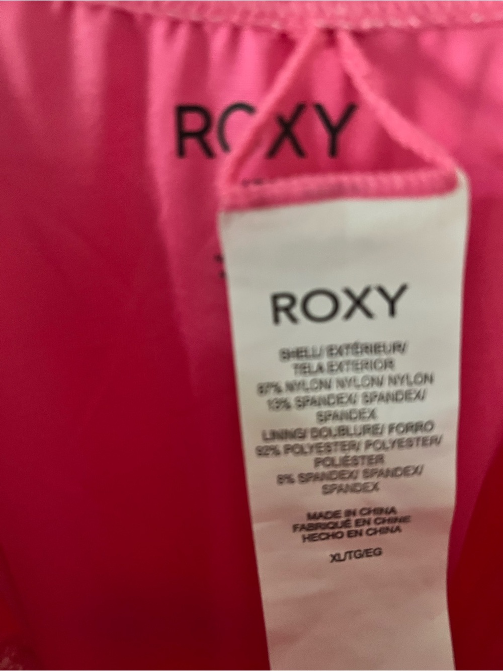 Women’s Tropical Pink One-Piece Swimsuit NWT XL - Picture 3 of 5